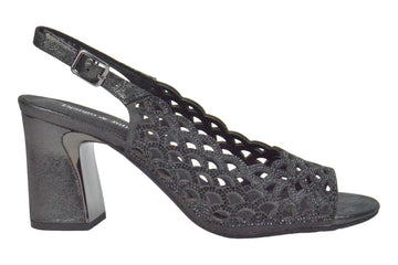 Django and Juliette Kruby Black Shimmer Womens #color_black